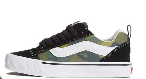 Vans bape knu skool low - vans,