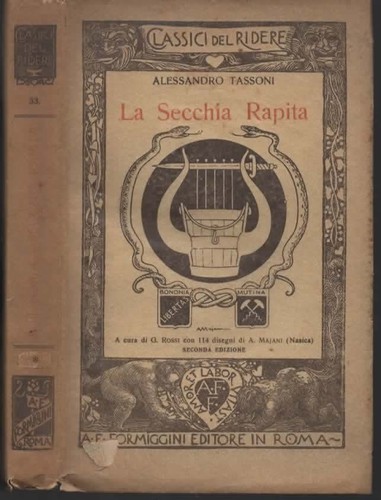 Libri tassoni secchia - tassoni, la