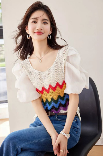 Maglia donna crochet - maglia,