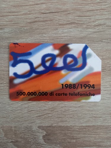 Scheda carta telefonica rara - carta,