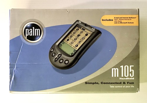 Palm m105 handheld - palm, preowned
