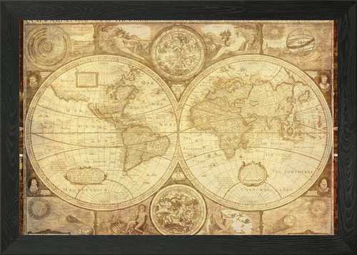 Vintage atlas world - vintage,