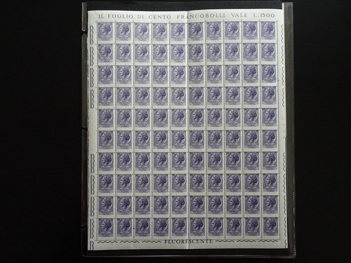 Italia 1955 siracusana - siracusana, foglio