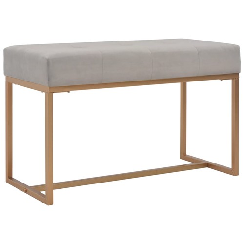 Panca velluto beige - 80, cm