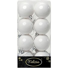 PALLE DI NATALE PLASTICA 6CM