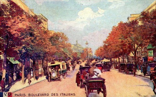 Paris boulevard des italiens - paris,
