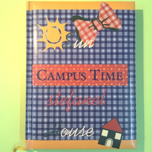 Diario scolastico vintage - diario,
