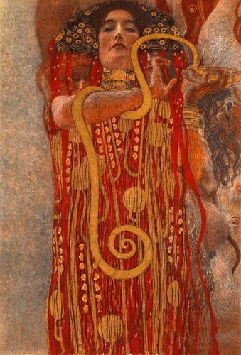 Quadro arte olio gustav klimt - olio,