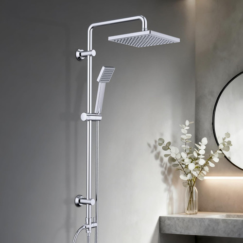 Colonna doccia acciaio - acciaio, inox
