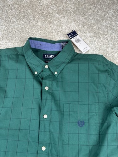 Camicia chaps easy care verde - chaps,