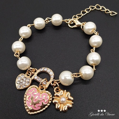 Perline cavigliera cuori - cavigliera,