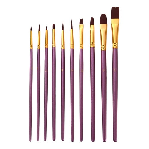 Pcs pennelli pittura per - pennelli,