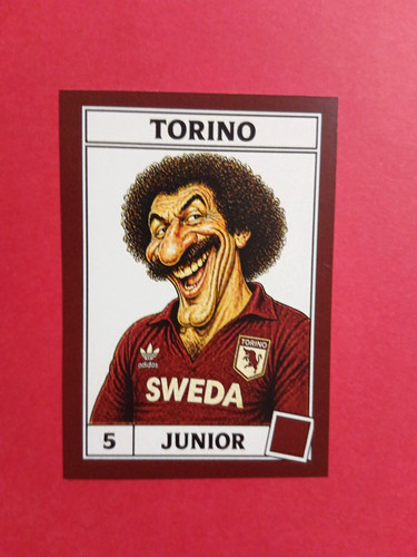 Figurina caricatura calciatori - figurina,