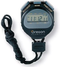 Cronometro Professionale Oregon Scientific C510-B Con Orologio e Allarme SNOOZE