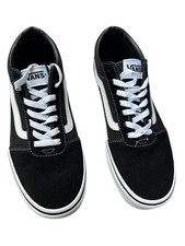 Scarpe Vans Ward scamosciate tela uomo taglia 9,5 nero-bianco VN0A36EMC4R