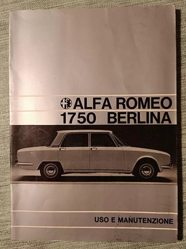 Alfa romeo 1750 berlina 1969 - romeo,