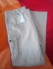 Conte of Florence Pantalone Uomo da Lavoro CARGO nuovo  tg 56 Beige 