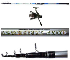 kit canna matrix 4 mt lancio 50-150g mulinello phanter pesca surfcasting fondo