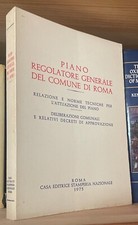 Piano Regolatore generale del Comune di Roma Stamperia Nazionale 1975