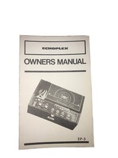 Manuale proprietario echoplex - proprietario,