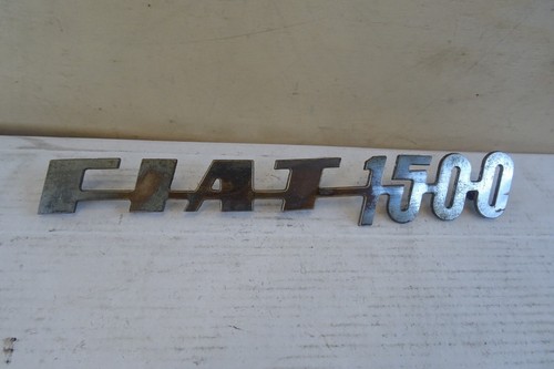 Scritta logo fregio fiat 1500 - fiat,