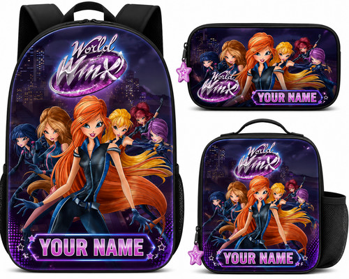 Borsa nera personalizzata tema