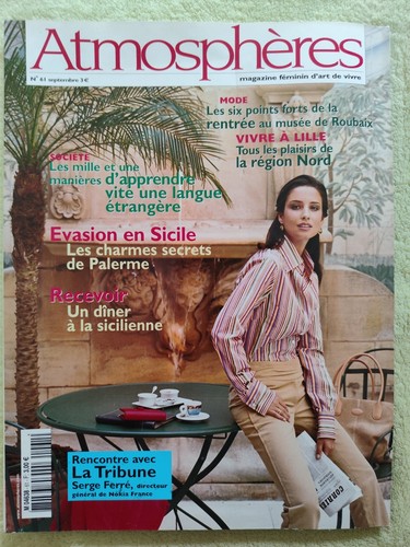 French magazine atmosphères - french,