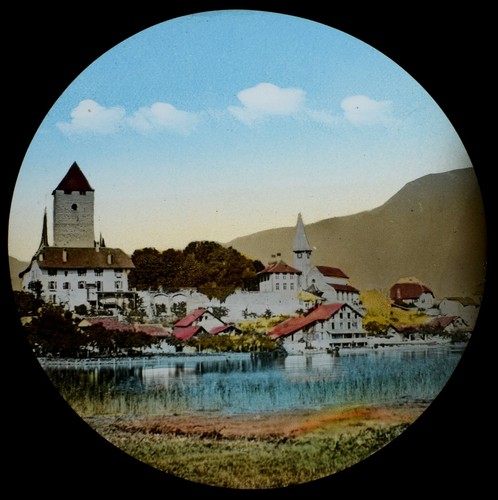 Magic lantern slide spietz - magic,