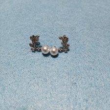 ORECCHINI BIGIOTTERIA ELEGANTE PERLE BRILLANTI