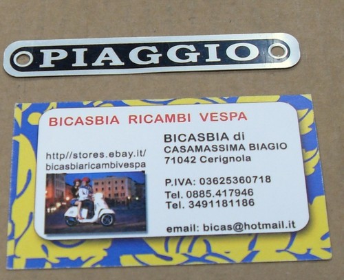 1294 targhetta piaggio - targhetta,