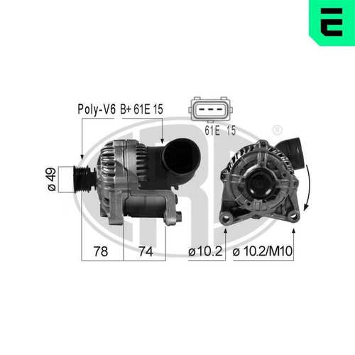 Alternatore era 210164a - era,