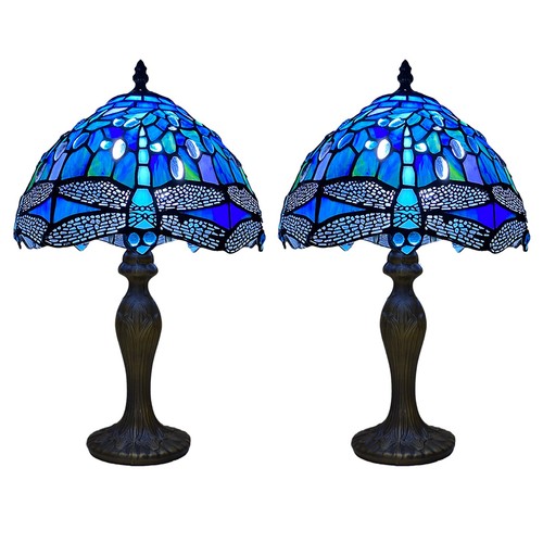 Pair tiffany dragonfly - of,