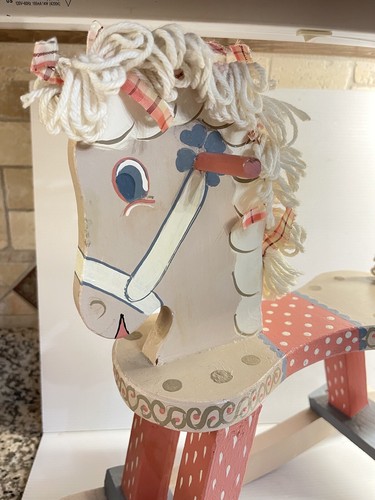 Cavallo dondolo vintage - a,