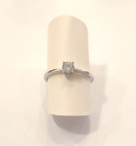 Anello solitario argento 925