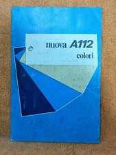 NUOVA A 112 - CARTELLA COLORI