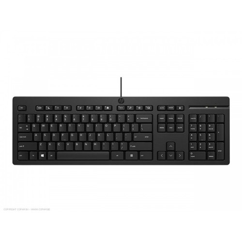 Tastiera 125 cablata azerty - hp,