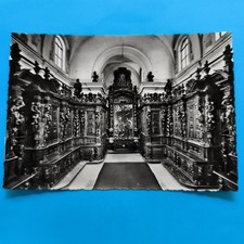 SACRESTIA CHIESA DI S. MARIA DELLA STECCATA - VECCHIA CARTOLINA BIANCO E NERO