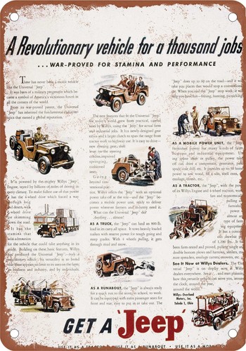 Insegna metallo 1946 - insegna, in