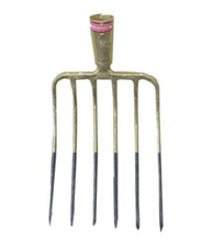 Forca forcone forche 6 denti oro da 34 cm. STYRIA