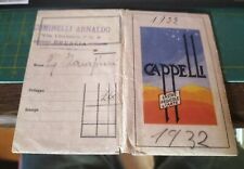 170548 Bustina Porta Negativi Cappelli  Cominelli Arnaldo Brescia