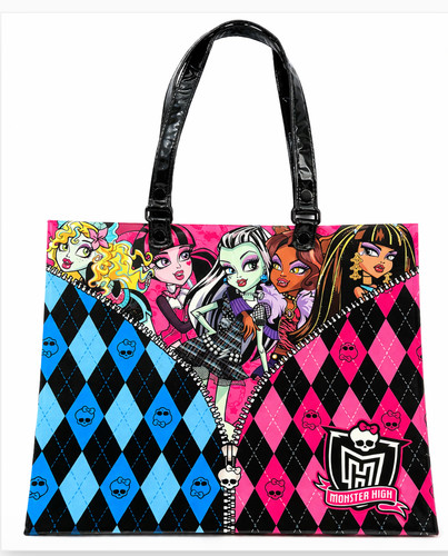 Monster high accordian tote - monster,