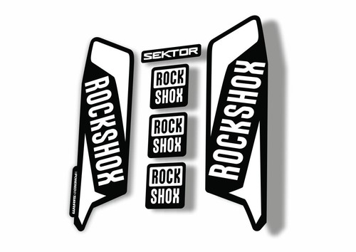 Adesivo rock shox - rock, sektor
