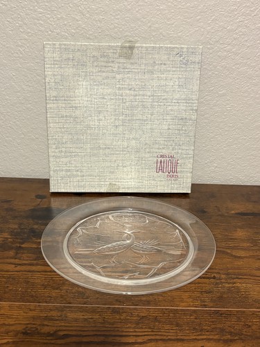 Vtg 1965 lalique w - vtg, 8.25"w