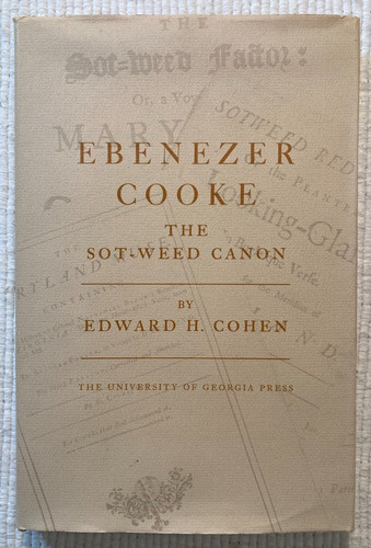 Ebenezer cooke the sot - ebenezer,