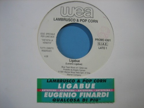Ligabue lambrusco popcorn - e, popcorn"