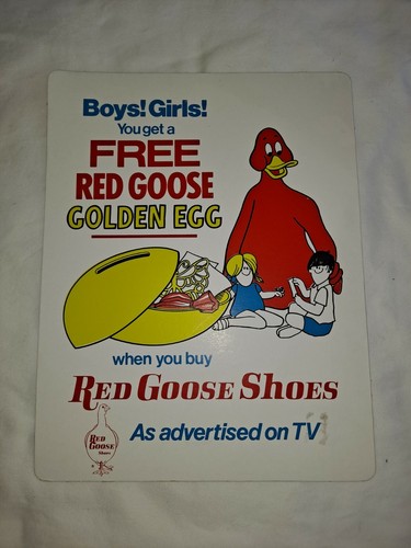 Vintage red goose shoes golden - shoes,