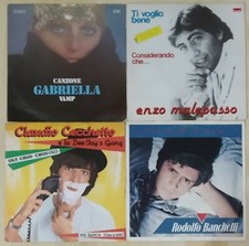 45giri vinile lotto 4 dischi