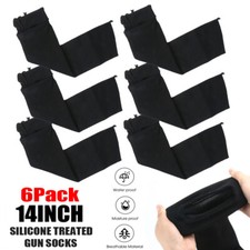 Confezione 6 Calze 14 Pollici Silicone Trattate Maglia Pistola Calzini Per Pistola Pistola