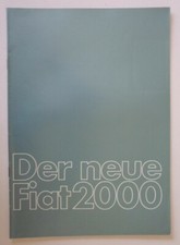 Brochure vendita FIAT 132 2000