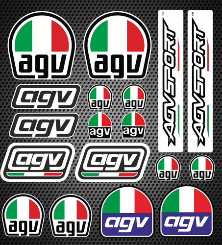 Agv motobike casco racing - 18, x